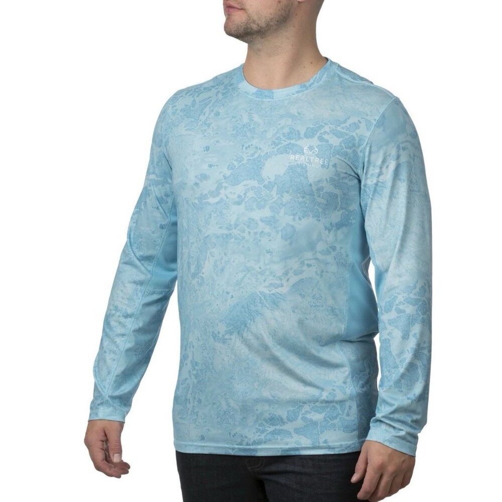 Realtree Fishing Wav3‎ long sleeve performance shirt Men's XL